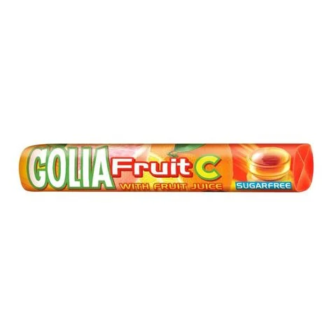 Golia Fruit C Освежаващи бонбони с Витамин С и сироп от цитрусов аромат х34 грама