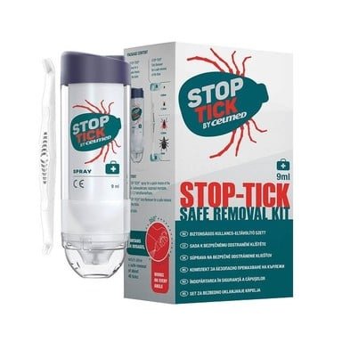 Комплект Stop Tick Спрей x9 мл + Устройство за отстраняване на кърлежи