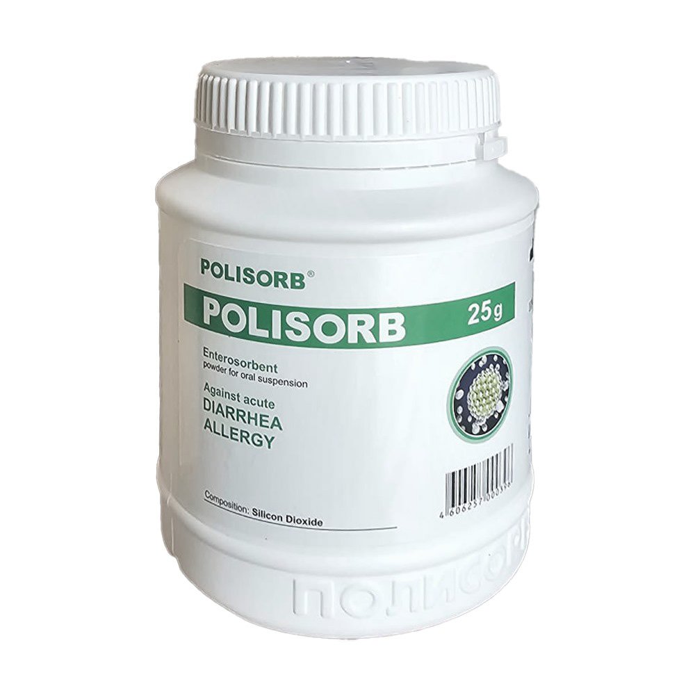Полисорб със силициев двуокис, 25 гр