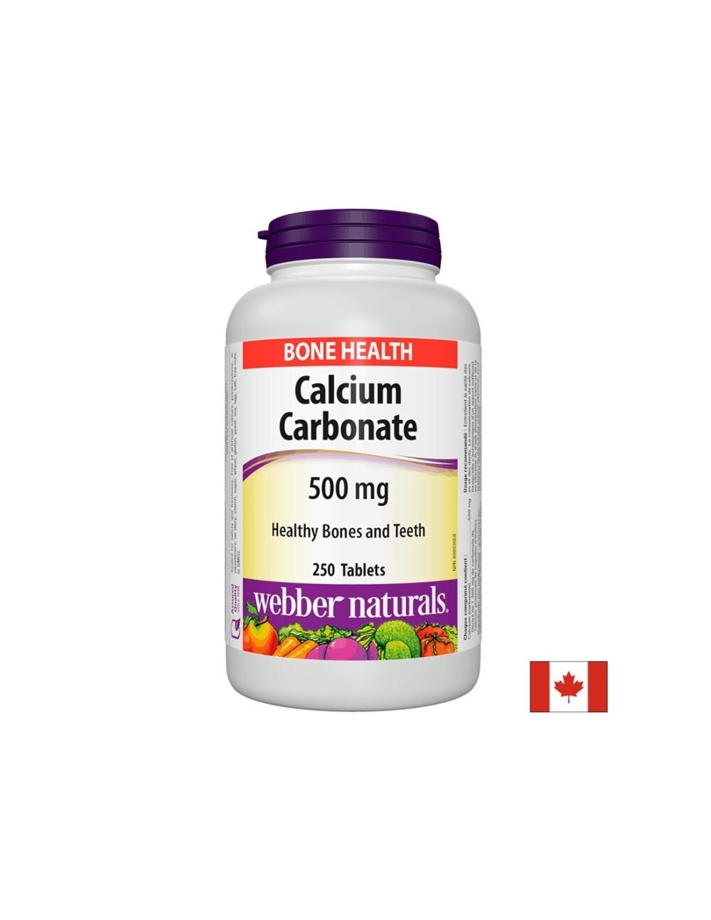 Calcium Carbonate / Калций карбонат, 500 mg, 250 таблетки