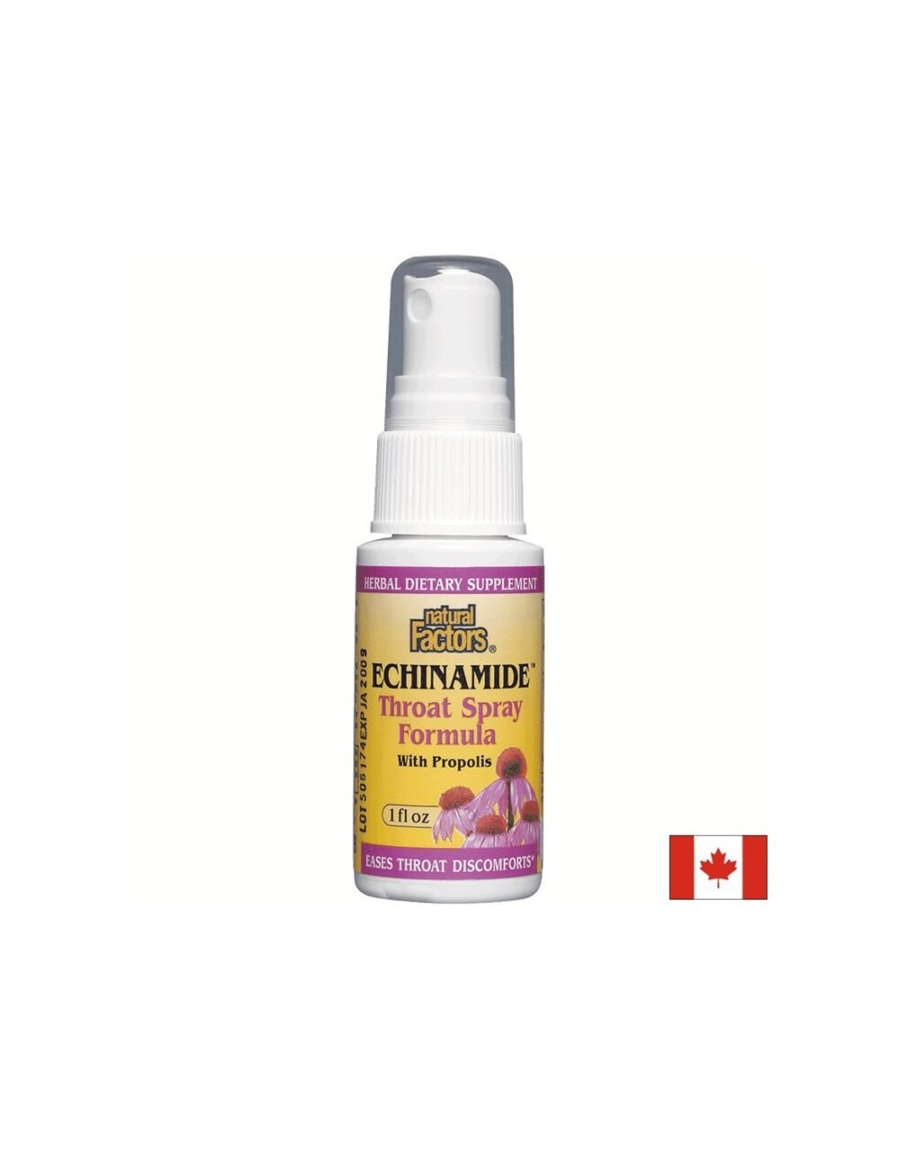 Echinamide® Throat Spray Formula/ Спрей за гърло с ехинацея и прополис x 30 ml/ 50 дози