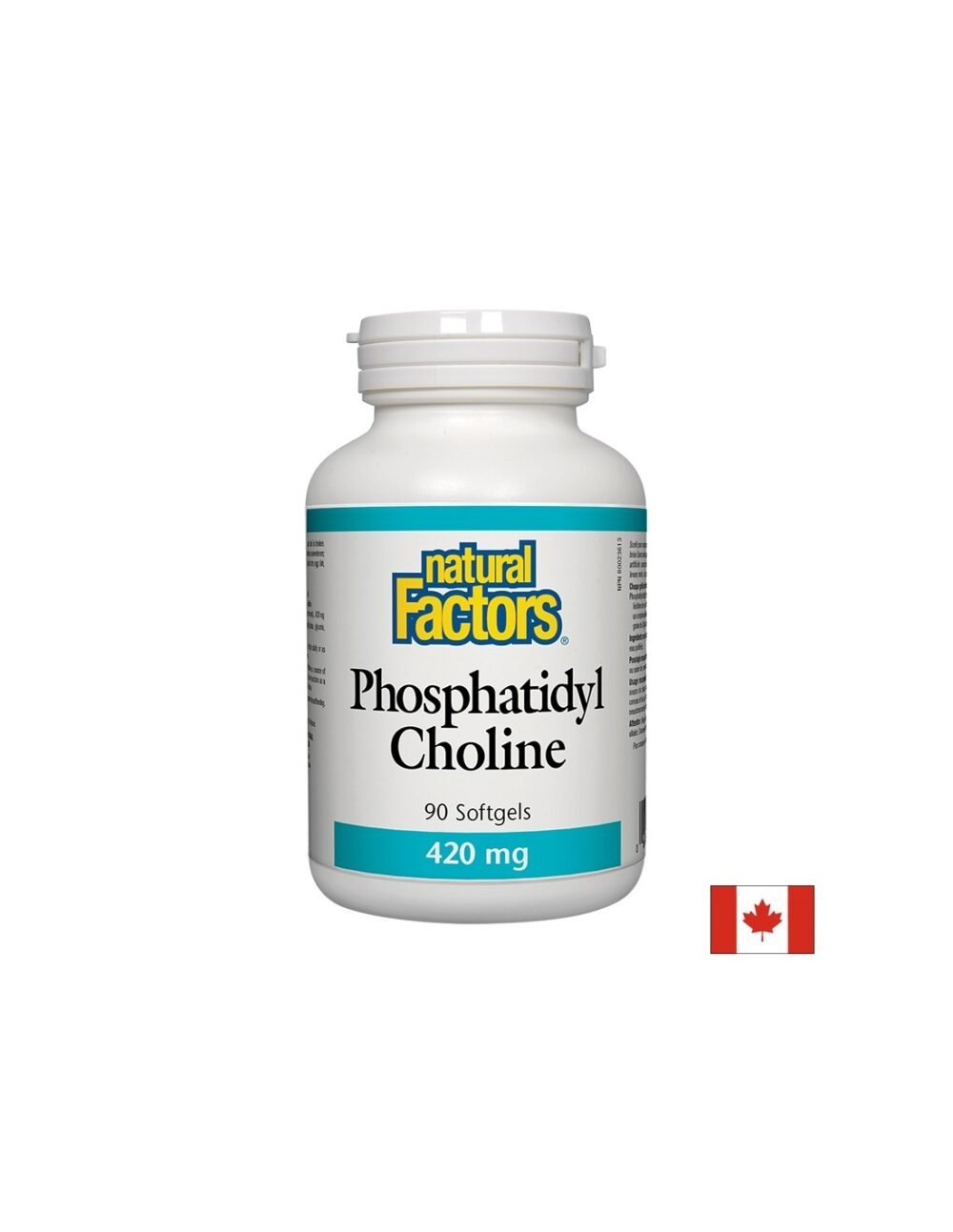 Phosphatidyl Choline/ Фосфатидил Холин 420 mg х 90 софтгел капсули Natural Factors