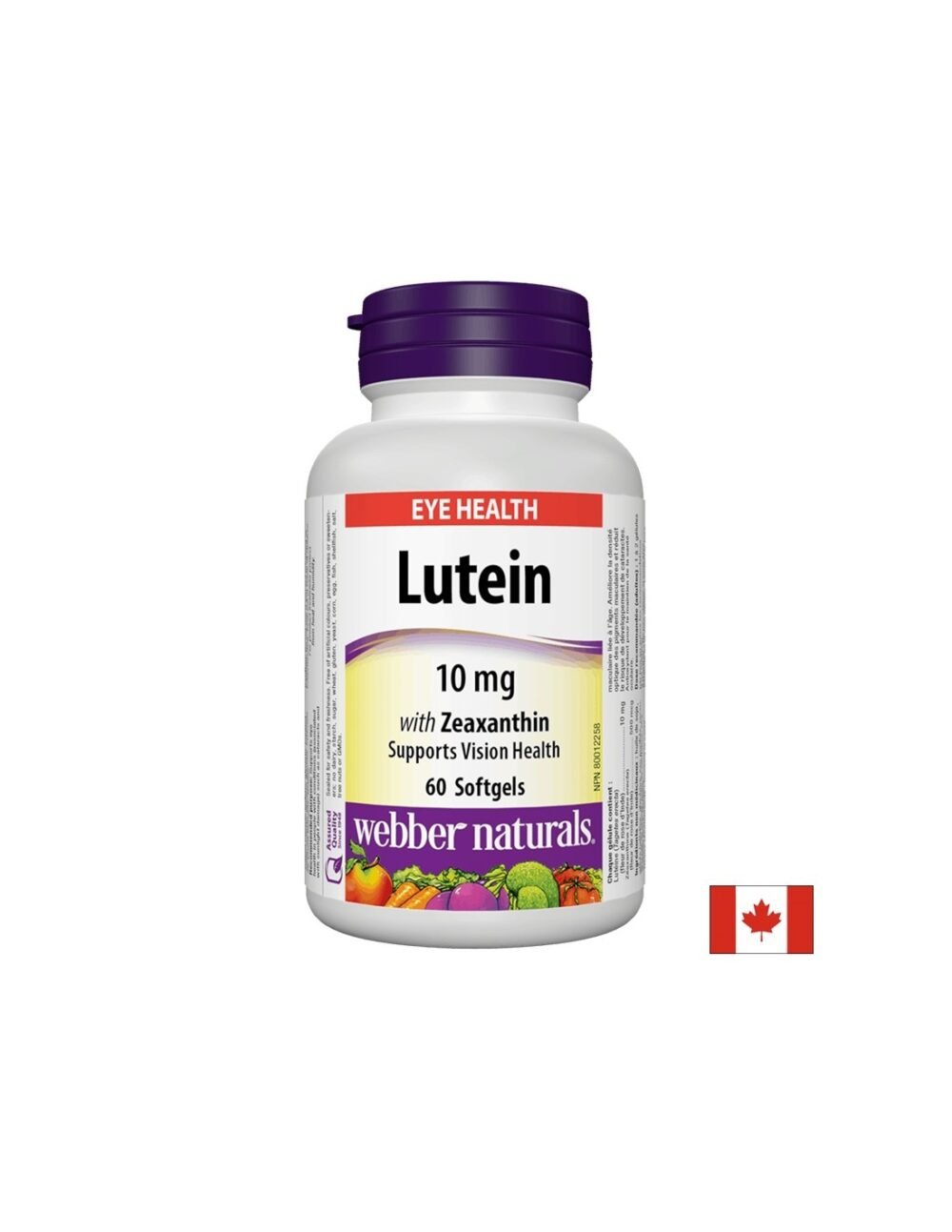 Lutein with Zeaxanthin / Лутеин и зеаксантин 10 mg, 60 софтгел капсули