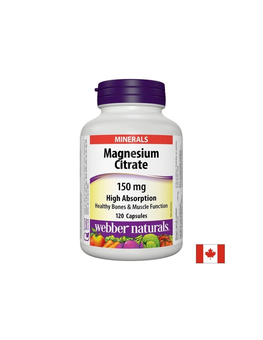 Magnesium Citrate High Absorption - Магнезий цитрат с висока абсорбация 150 mg, 120 капсули
