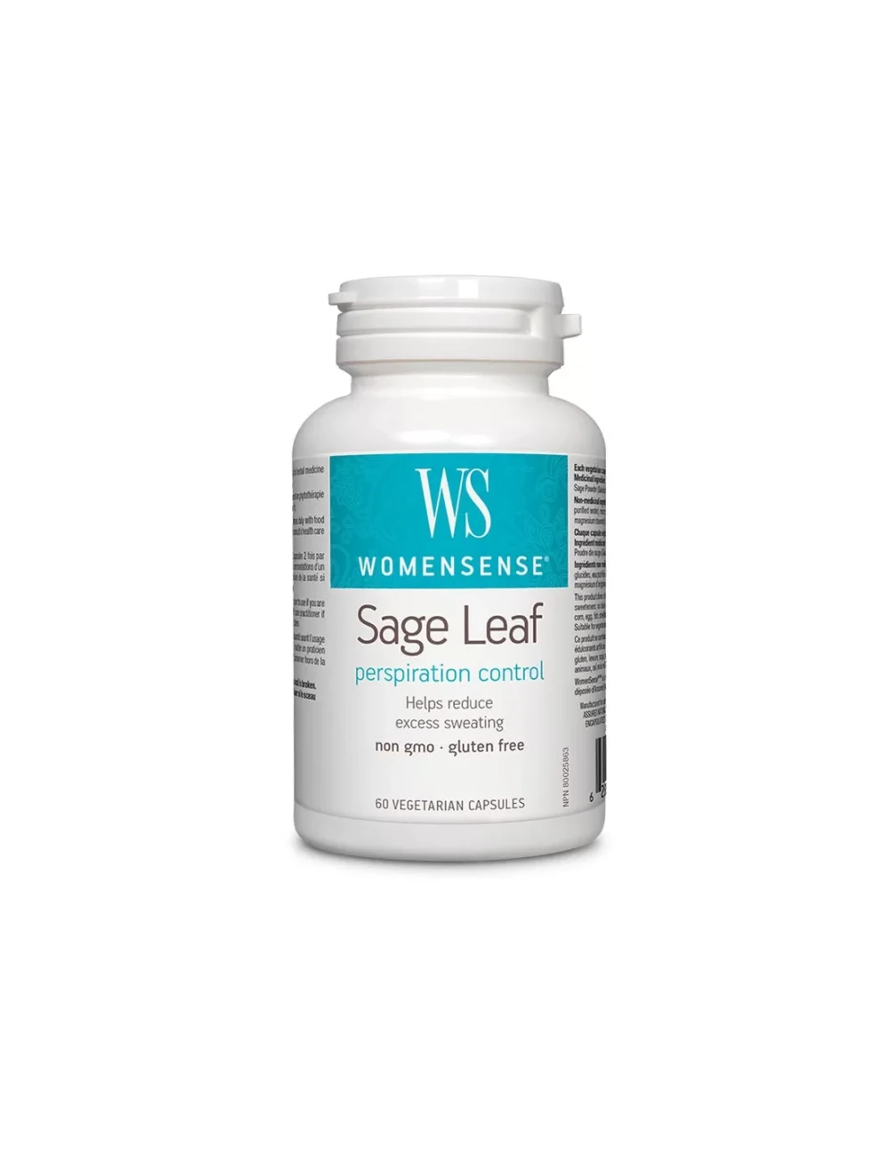 Preferred Nutrition  Sage Leaf WomenSense®   Салвия- Градински чай (лист) 350 mg х 60 капсули