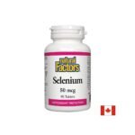 Selenium/ Селен 50 mcg х 90 таблетки Natural Factors