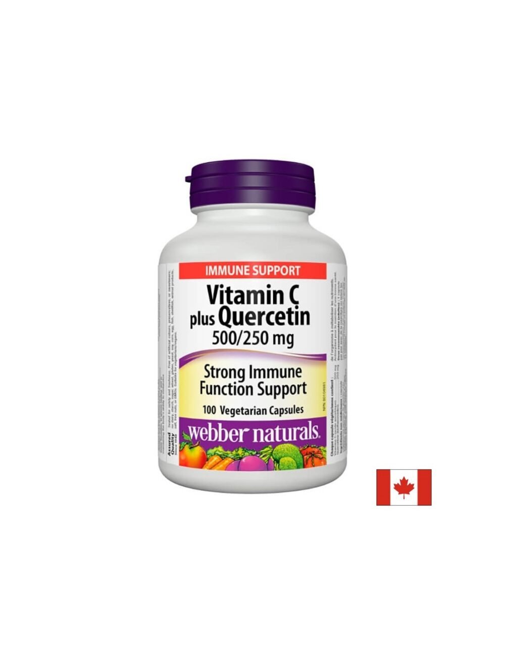 Vitamin C plus Quercetin - Витамин С 500 mg + кверцетин 250 mg, 100 капсули