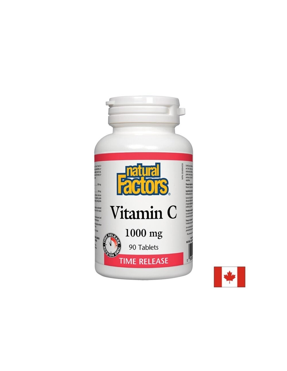 Vitamin C/ Витамин С 1000 mg и Биофлавони х 90 таблетки с удължено освобождаване Natural Factors